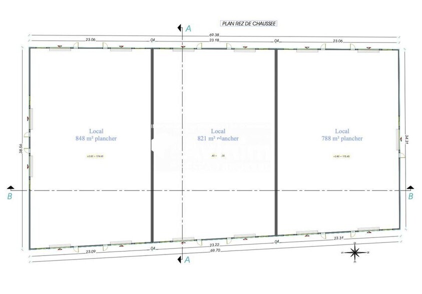 Local d'activités dans Montauroux à vendre - Plan d’étage – Image 3 sur 3