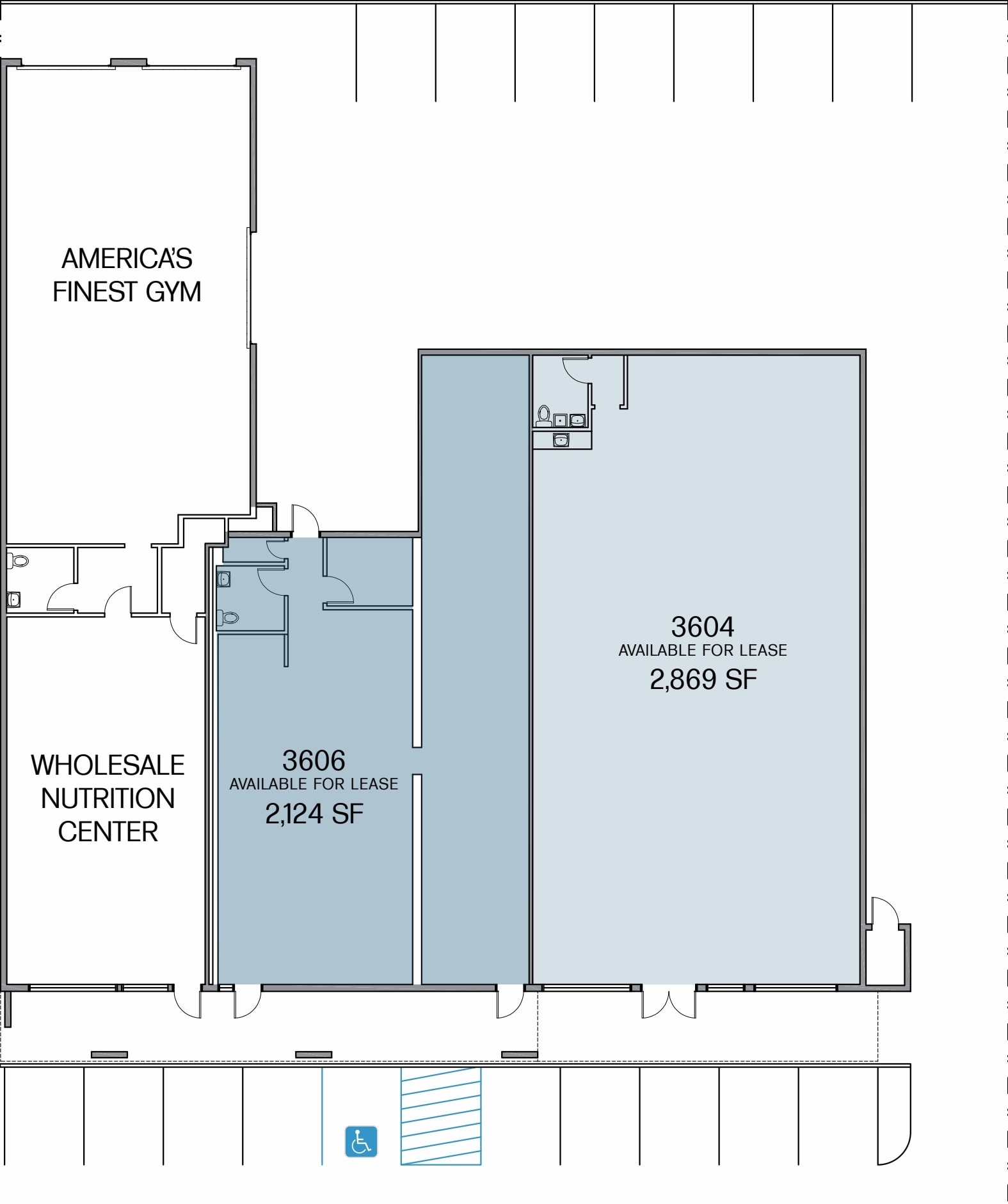3604-3610 Midway Dr, San Diego, CA à louer Plan d’étage– Image 1 sur 1