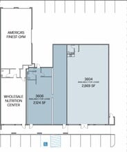 3604-3610 Midway Dr, San Diego, CA à louer Plan d’étage– Image 1 sur 1