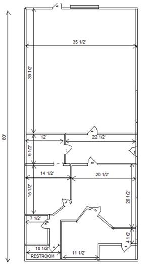 9799C Princeton Glendale Rd, West Chester, OH à louer - Plan d’étage – Image 2 sur 5