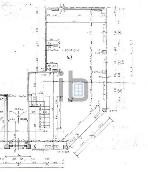 Local commercial dans Boulogne-Billancourt à louer - Plan d’étage – Image 2 sur 3