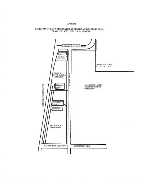 I-45, Wilmer, TX à vendre - Plan de site – Image 2 sur 4