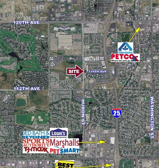 W 114th Ave & Huron St, Northglenn, CO à vendre - Aérien – Image 3 sur 3