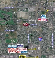 W 114th Ave & Huron St, Northglenn, CO - VUE AÉRIENNE  vue de carte
