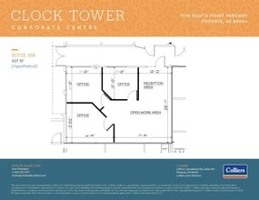 7776 S Pointe Pky W, Phoenix, AZ à louer Plan d’étage– Image 1 sur 1