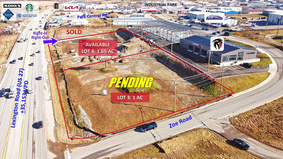 3060 Lexington Rd, Nicholasville, KY à vendre - Aérien – Image 2 sur 8