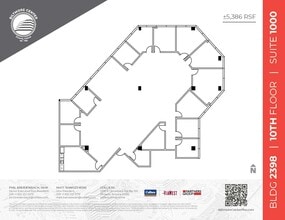 2398 E Camelback Rd, Phoenix, AZ à louer Plan d’étage– Image 1 sur 2
