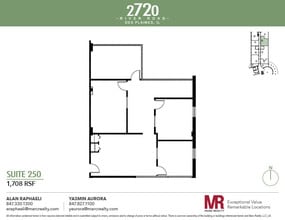 2720 S River Rd, Des Plaines, IL à louer Plan d’étage– Image 1 sur 1