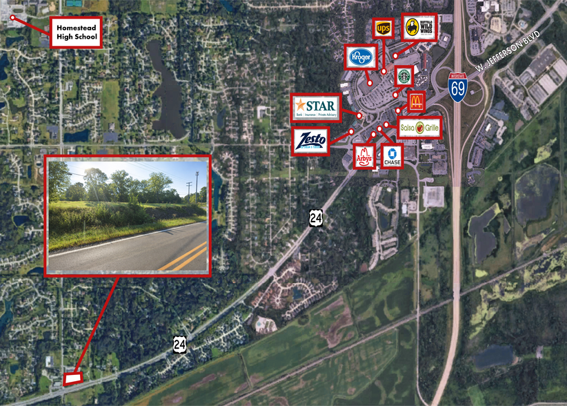 10818 US Highway 24 W, Fort Wayne, IN à vendre - Photo de l’immeuble – Image 2 sur 2