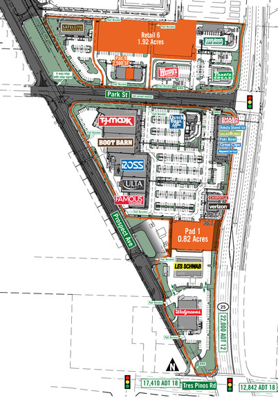 Prospect Ave & Park St, Hollister, CA à louer - Plan de site – Image 3 sur 19
