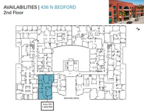 428-444 N Bedford Dr, Beverly Hills, CA à louer Plan d’étage– Image 1 sur 1