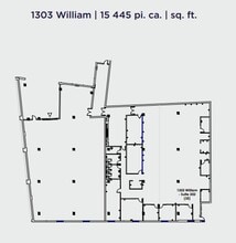 1320-1390 Rue Barré, Montréal, QC à louer Plan d’étage– Image 1 sur 1
