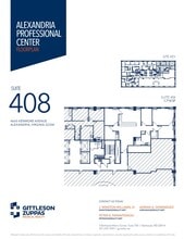 4660 Kenmore Ave, Alexandria, VA à louer Plan d’étage– Image 1 sur 1