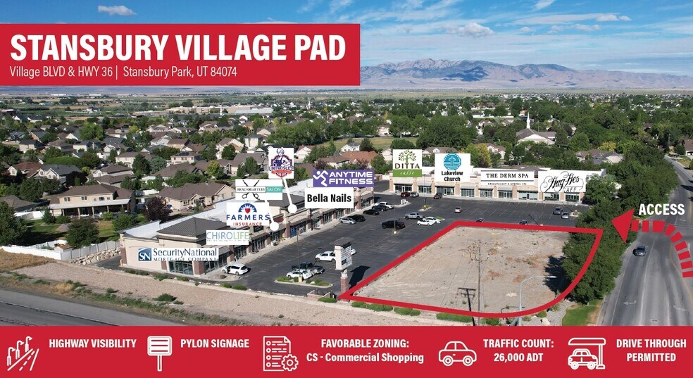 Village Blvd & Hwy 36, Stansbury Park, UT à vendre - Photo de l’immeuble – Image 1 sur 5