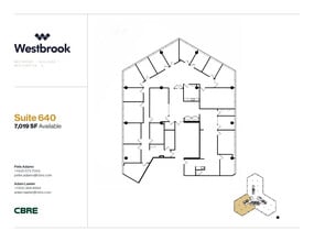 1 Westbrook Corporate Ctr, Westchester, IL à louer Plan d’étage– Image 1 sur 1
