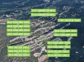 8644 Highlands Dr, Trussville, AL - Vue aérienne  vue de carte