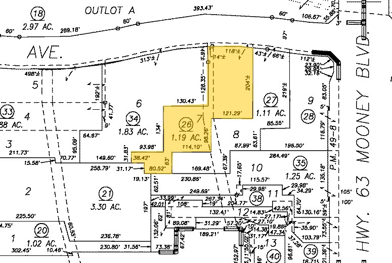 4021 S Mooney Blvd, Visalia, CA à louer - Plan cadastral – Image 2 sur 8