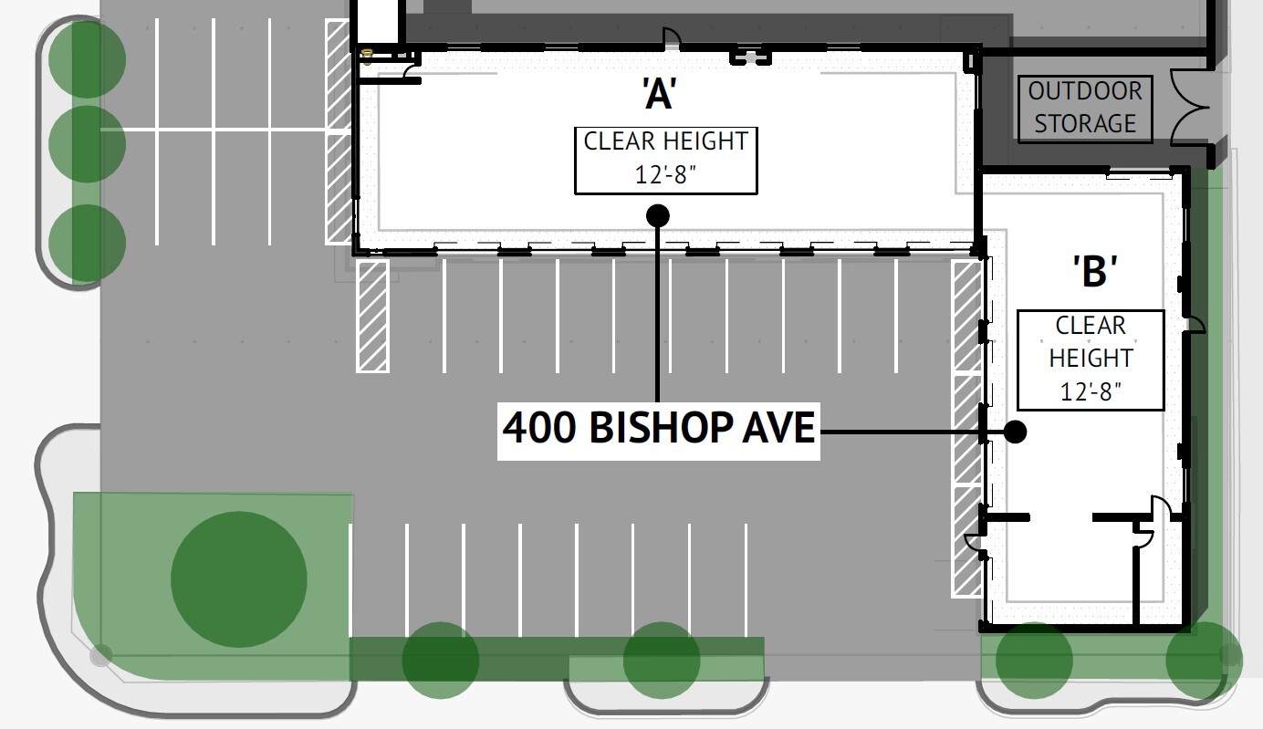 400 Bishop Ave, Richardson, TX à louer Plan de site– Image 1 sur 1
