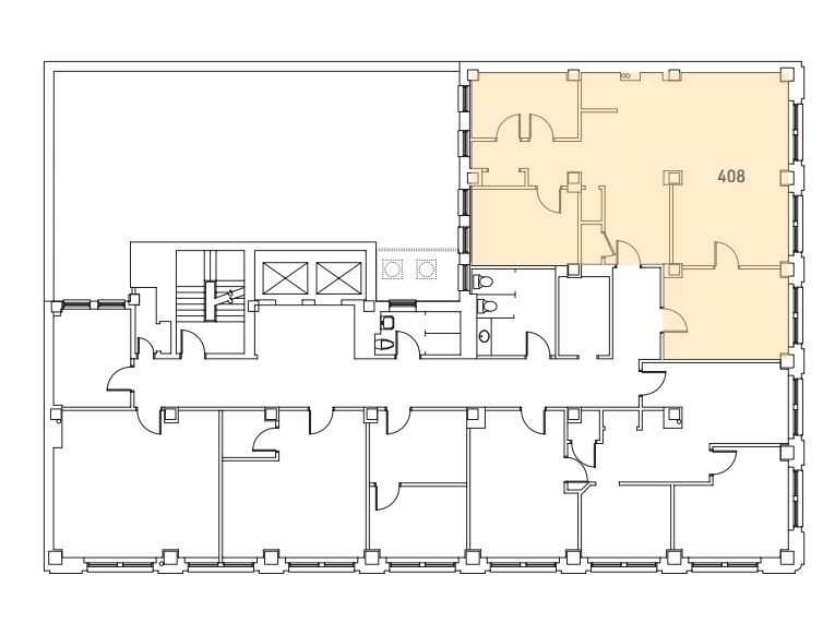 19 W Hargett St, Raleigh, NC à louer Plan d’étage– Image 1 sur 3