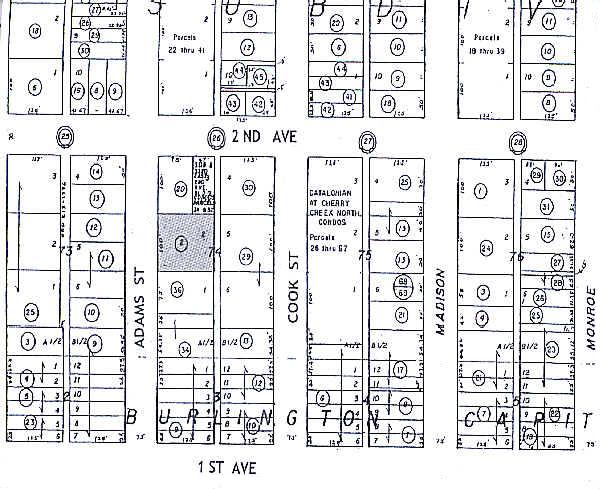 162 Adams St, Denver, CO à louer - Plan cadastral – Image 2 sur 3