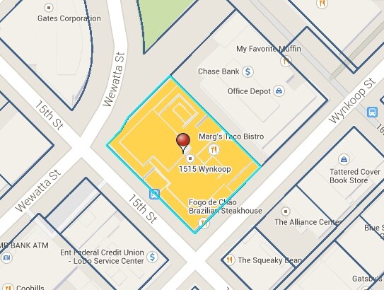 1515 Wynkoop St, Denver, CO à louer - Plan cadastral – Image 2 sur 8