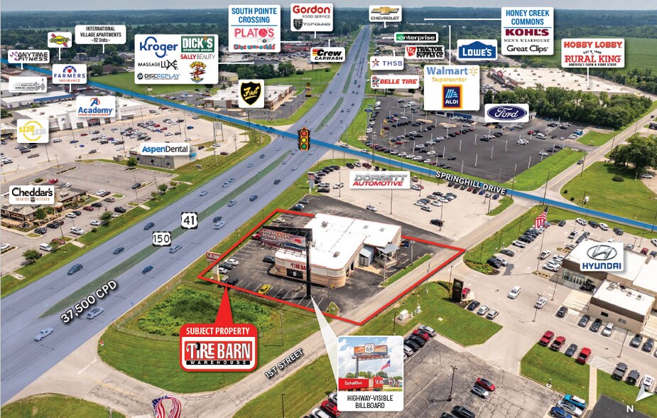 4423 S US Highway 41, Terre Haute, IN à vendre - Photo de l’immeuble – Image 3 sur 5