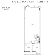 600 S Grand Ave, Santa Ana, CA à louer Plan d’étage– Image 1 sur 1