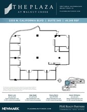 1331 N California Blvd, Walnut Creek, CA à louer Plan d’étage– Image 1 sur 1