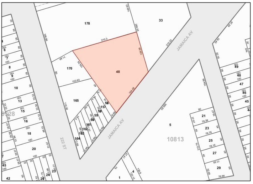 222-25 Jamaica Ave, Jamaica, NY à louer - Plan cadastral – Image 2 sur 10