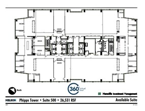 3438 Peachtree Rd NE, Atlanta, GA à louer Plan d’étage– Image 2 sur 2