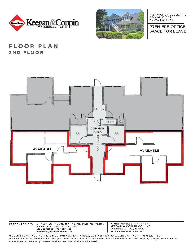 412 Aviation Blvd, Santa Rosa, CA à louer Plan d’étage– Image 1 sur 1