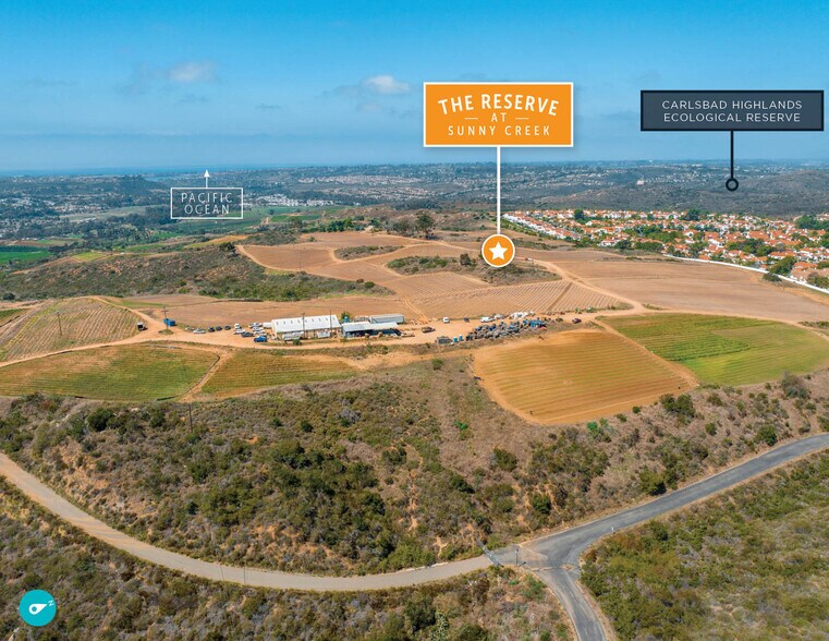 3250 Sunny Creek Rd, Carlsbad, CA à vendre - Aérien – Image 3 sur 4