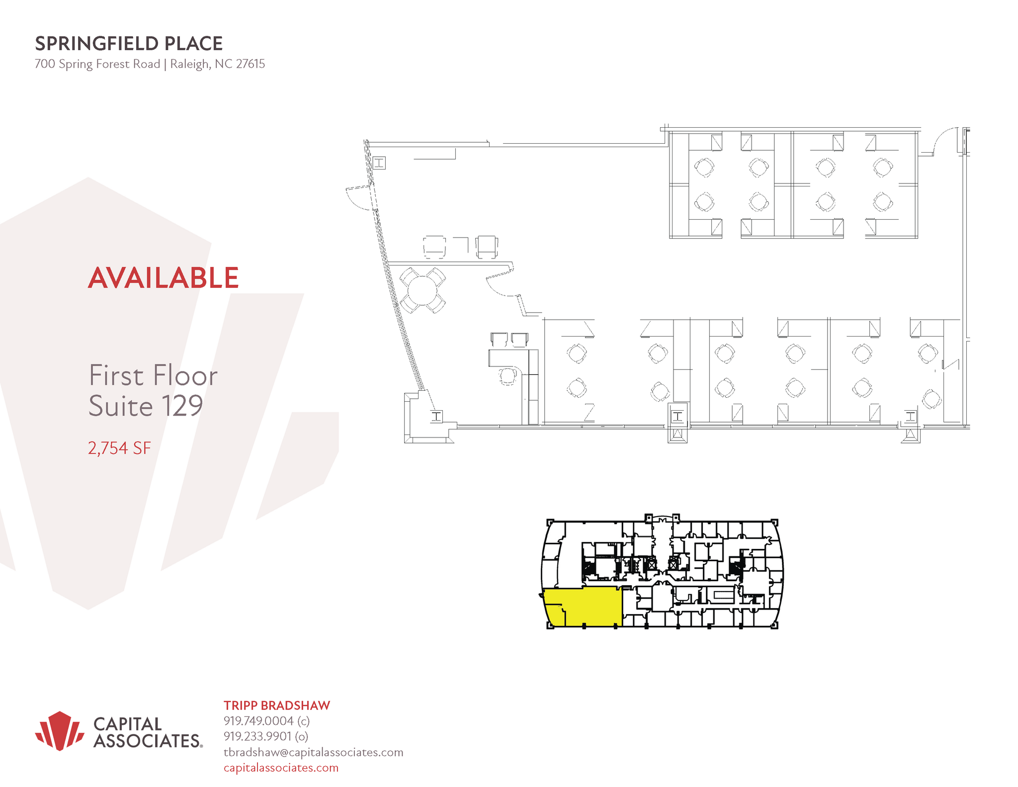 700 Spring Forest Rd, Raleigh, NC à louer Plan d’étage– Image 1 sur 1