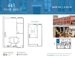 445 W Erie St, Chicago, IL à louer Plan d’étage– Image 1 sur 4