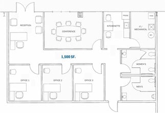400 Commerce Blvd, Lawrence, PA à louer Plan d’étage– Image 2 sur 2