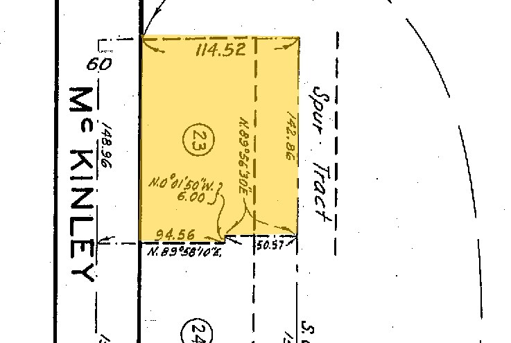 6800 McKinley Ave, Los Angeles, CA à vendre - Plan cadastral – Image 2 sur 2
