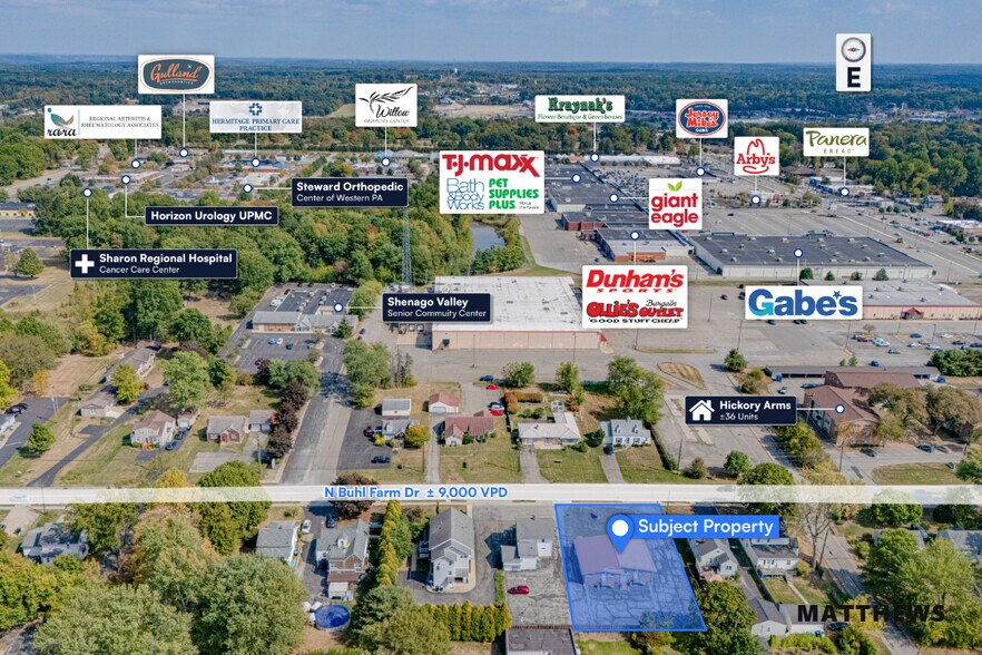 175 N Buhl Farm Dr, Hermitage, PA à vendre - Photo de l’immeuble – Image 3 sur 3