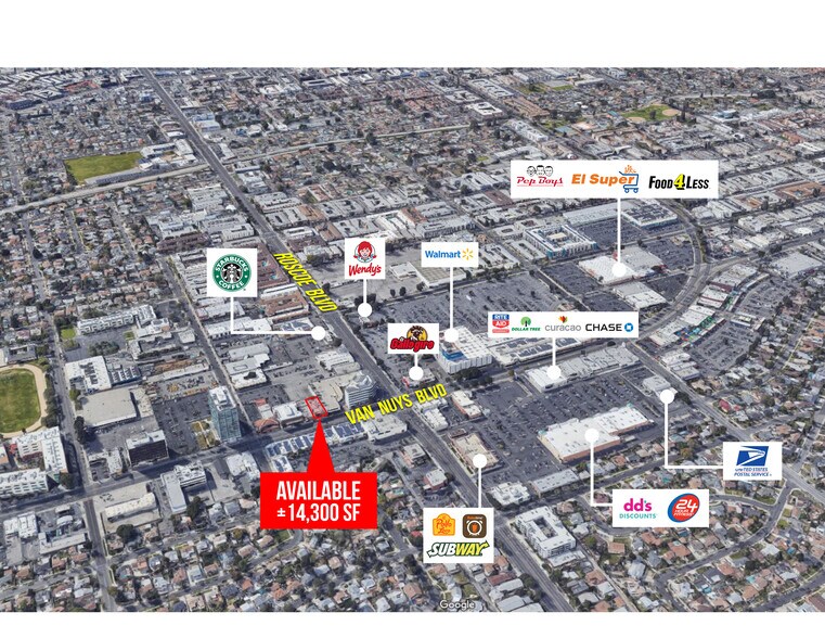 8229 Van Nuys Blvd, Panorama City, CA à louer - Aérien – Image 2 sur 10