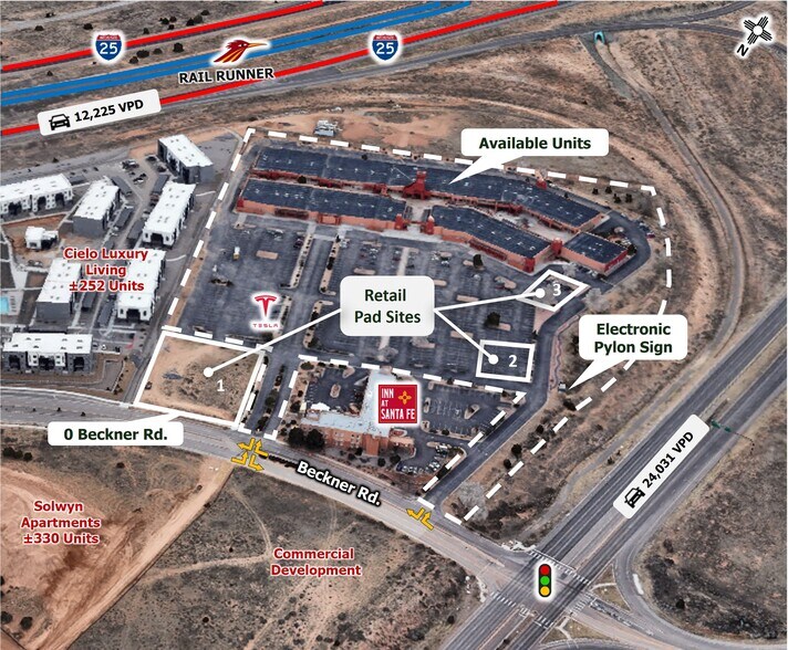 8380 Cerrillos Rd, Santa Fe, NM à louer - Photo de l’immeuble – Image 2 sur 6