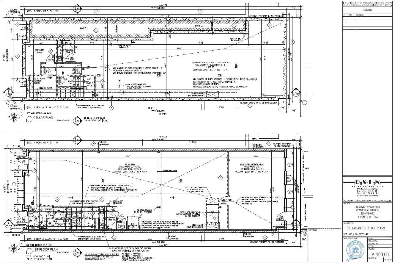 309 Avenue X, Brooklyn, NY à louer Plan d’étage– Image 1 sur 1
