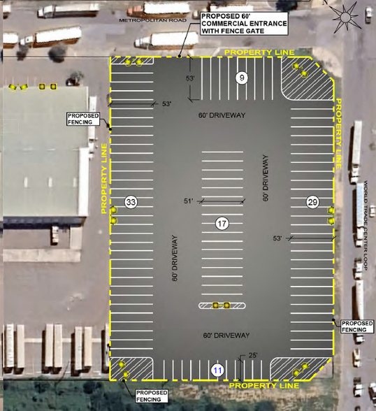 18701 Metropolitan Rd, Laredo, TX à louer - Plan de site – Image 3 sur 3