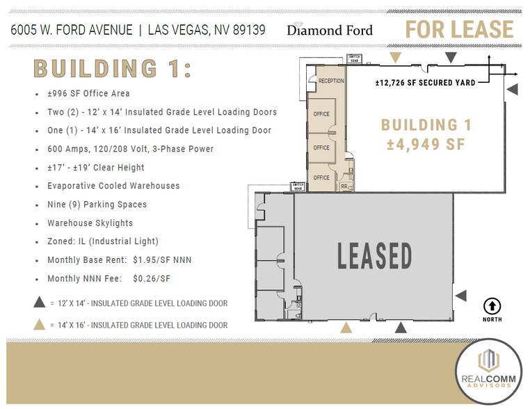 6005 W Ford Ave, Las Vegas, NV à louer - Photo de l’immeuble – Image 3 sur 4