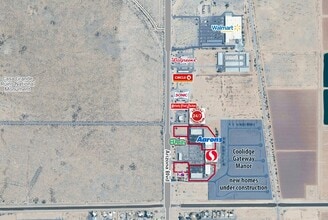 1431 N Arizona Blvd, Coolidge, AZ - Vue aérienne  vue de carte