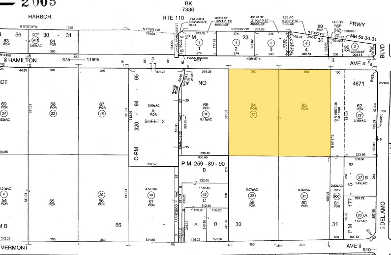 20101 Hamilton Ave, Torrance, CA à louer - Plan cadastral – Image 2 sur 2