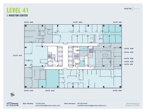1221 McKinney St, Houston, TX à louer Plan d’étage– Image 1 sur 1
