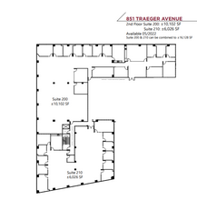 801 Traeger Ave, San Bruno, CA à louer Plan d’étage– Image 1 sur 1