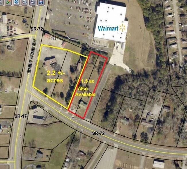 1004 Calhoun Falls Hwy, Elberton, GA à vendre - Aérien – Image 3 sur 14