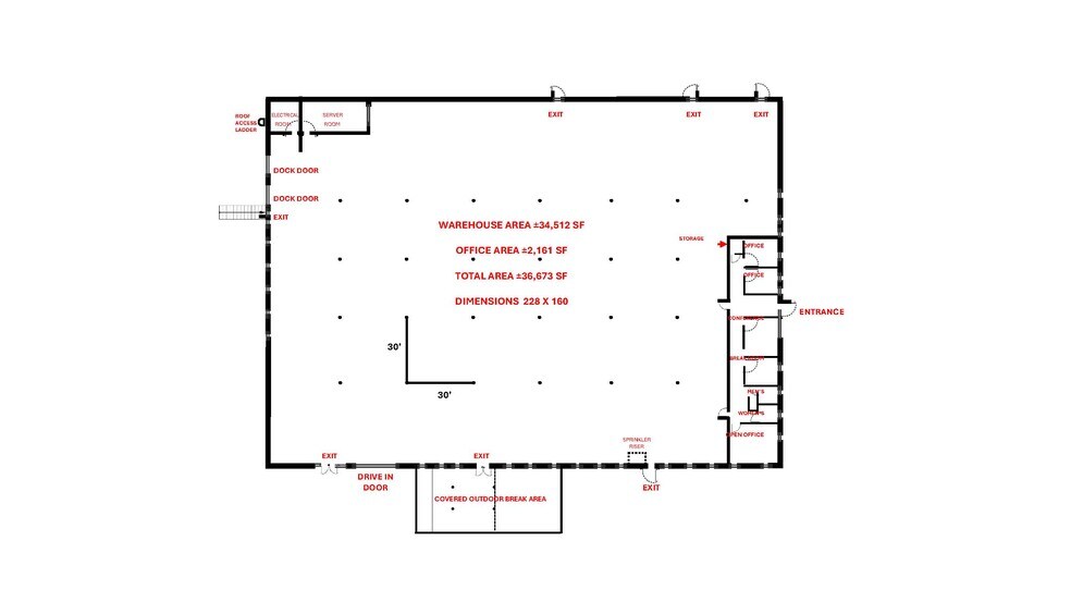 179 Regional Pky, Orangeburg, SC à louer - Plan d’étage – Image 3 sur 4