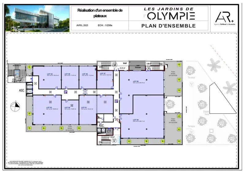 Local commercial dans Antibes à louer - Plan de site – Image 3 sur 3