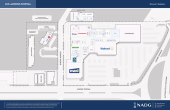 310-484 Av Dorval, Dorval, QC à louer Plan de site– Image 2 sur 2